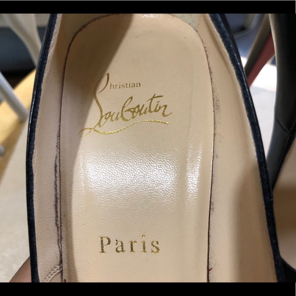 Authentic Christian Louboutin Bianca 140 Kid 37 - Picture 4 of 8